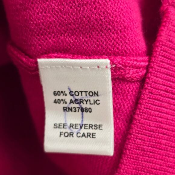 Cato Women’s Plus Size 18/20W Sleeveless Sweater Tank Top Pink Beaded Neckline - Picture 6 of 7